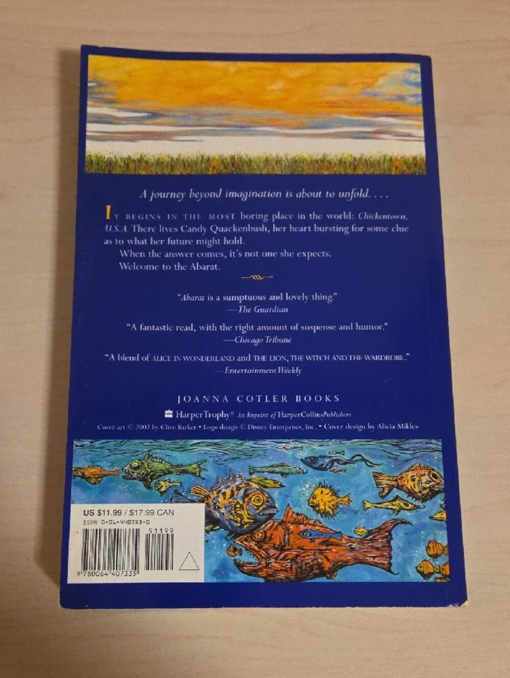 Clive Barker abarat book